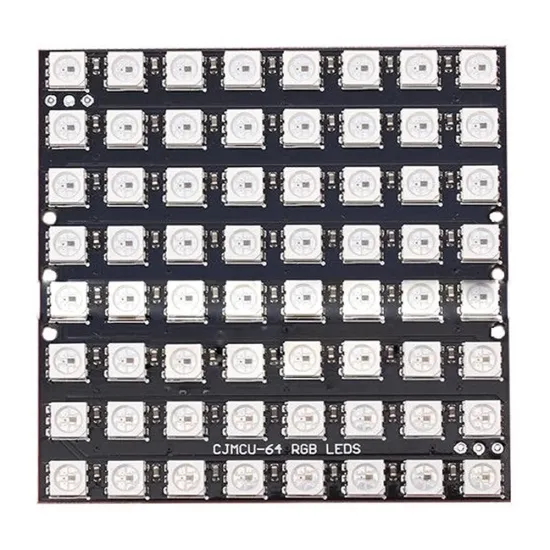 مصفوفة RGB LED WS2812 مصفوفة RGB LED WS2812