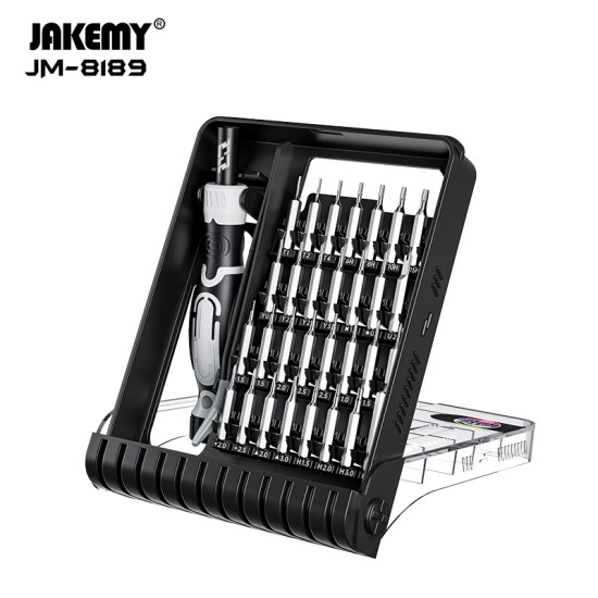 عدة مفكات Jakemy JM-8189A 32in1 عدة مفكات Jakemy JM-8189A 32in1