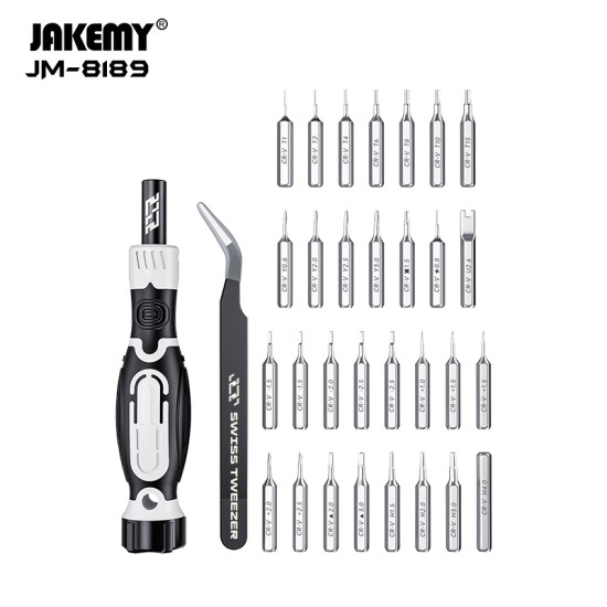 عدة مفكات Jakemy JM-8189A 32in1 عدة مفكات Jakemy JM-8189A 32in1