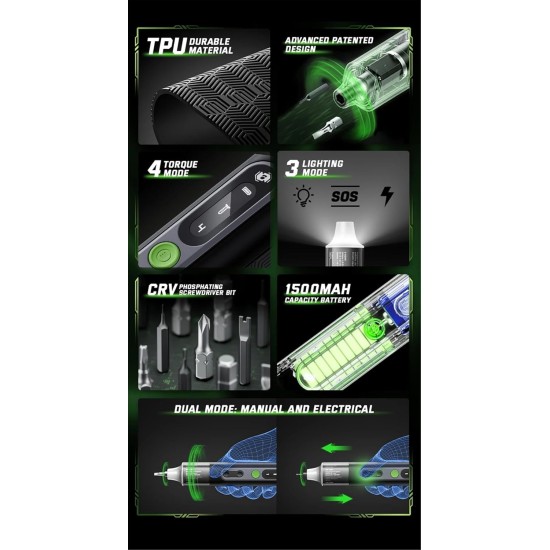 عدة مفكات Jakemy JM-8196 بطارية عدة مفكات Jakemy JM-8196 بطارية